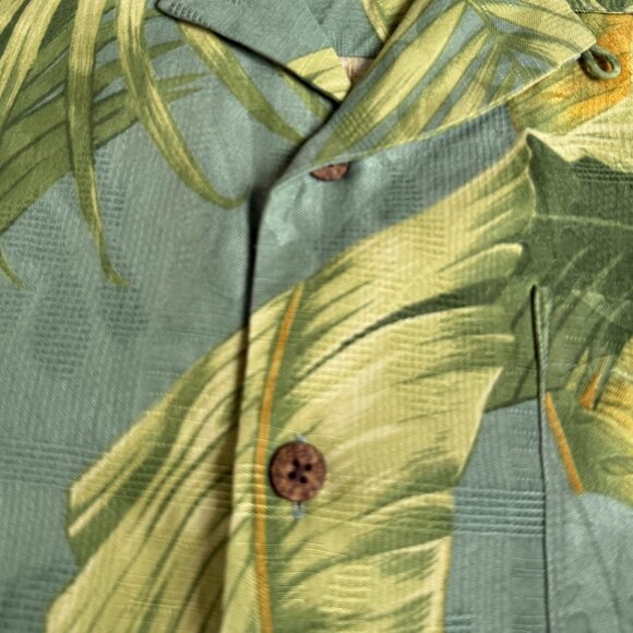 Tommy Bahama Tropical Print Silk Camp Shirt - Picture 4 of 8